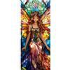 Adesivo decorativo per rosone stile vintage adesivo statico PVC 44 per 100 cm