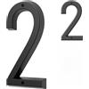 Targa Galleggiante Curb Appeal Numero Civico Design Galleggiante Effetto