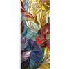 Adesivo decorativo per rosone stile vintage adesivo statico PVC 44 per 100 cm