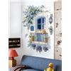 Adesivo murale glicine fiore vite PVC adesivo impermeabile per soggiorno camera