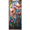 Adesivo decorativo per rosone stile vintage adesivo statico PVC 44 per 100 cm