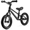 kk Kinderkraft Kinderkraft ETER - Bicicletta da corsa fino a 35 kg, ruote da 12 pollici, telaio in nylon, sella regolabile in altezza, manubrio limitato, impugnatura in gomma, design sportivo, Nero