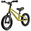 kk Kinderkraft Kinderkraft ETER - Bicicletta da corsa fino a 35 kg, per bambini, ruote da 12 pollici, telaio in nylon, sella regolabile in altezza, manubrio limitato, impugnatura in gomma, design sportivo, Lime