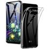 REY Pack 3X Cover in Gel TPU Trasparente per LG V50 THINQ, Ultra Sottile