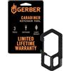 Gerber multiutensile e portachiavi, moschettone | Moschettone a 3 camere con apripacco e apribottiglie, lunghezza: 6,1 cm, peso: 18 g, acciaio inossidabile, nero, 1075355