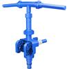 Fontana Piscina Doppio Ugello per Personalizzazione Flusso Acqua 60,5x50cm