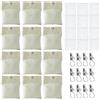 Confezione da 12 sacchi di sabbia in tela da esterno pesi per drappeggi 15 oz co