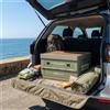 Box Pieghevole Impilabile Chiusure a Scatto Box Effetto Legno per Auto, Picnic