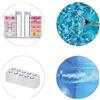 Kit Cura Acqua Piscina 2 in 1 con per Test pH Compresse DPD1 Compresse e 100 Str