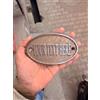 Fatto a mano Targa con nome ovale in ottone personalizzata - Targa porta personalizzata in...