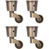 Zinc Alloy Ruote per Divano in Lega di Zinco 4pz Ruote Puleggia per Mobili Casa
