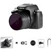 Fotocamera digitale 68 MP per vlogging 4K 60FPS 28X zoom 2,8 pollici schermo rib