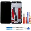 swark, display LCD touch screen per Huawei P10, telaio + accessori (nero)