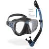 CRESSI Big Eyes Evolution Mask & Alpha Ultra Dry Snorkel - Set Combinato Mascher