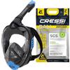 CRESSI Bali Full Face Mask - Maschera Snorkeling Integrale Unisex, Lente Ultra C