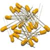 Set assortito di condensatori al tantalio da 20 pezzi 25 V 4,7 uf, condensatori