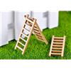 10 Pezzi Micro Paesaggio Decor Scala In Legno Ornamento Giardino Artigianato Fai