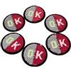 6pcs ok fai da te cucire adesivi appliques decorazione patch ricamo vestiti