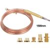 Termocoppie Valvola Gas Universale Kit Con 5 Dadi Burning Dispositivi Accessori