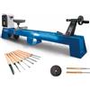 SCHEPPACH TORNIO PER LEGNO SCHEPPACH DM1100T 400W 1000MM + SET 8 SCALPELLI SGORBIE