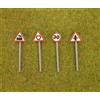 P&D Marsh Cartelli Stradali (4 Con Segnali Diversi) - Confezione 1 OO Gauge P&D Marsh Z20