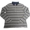 GANT USA Polo GANT Da Donna Grigio Mélange A Strisce Breton Heavy Rugger 408101