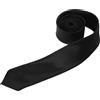 No Neutro legame casuale sottile sottile collare cravatta - nero H4C81678