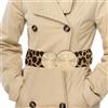 Cintura larga da donna Fashion Dress Cosplay Wedding Leopard Print Cinturino