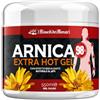 I Rimedi Dei Monaci Arnica per Cavalli Uso Umano 98% Extra HOT - FORTE - 550ml Crema Riscaldante Muscoli Sportiva Arnica Crema Effetto Termico con Artiglio Del Diavolo Forte e Canfora per Massaggio Cervicale e Lombare