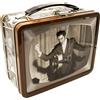 AQUARIUS Elvis TV Fun Box - Sturdy Tin Storage Box with Plastic Handle & Embosse