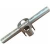 Chiave a T Valvola Sfera Compatibile PVC Attrezzo Idraulico Finitura Argento