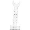 Grow Light Stand, Plants Full Spectrum Growing Light Holder, Clear Facile da