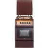 De Longhi Cucina a Gas 4 Fuochi Forno a Gas 50x50 cm Classe A Rame DL554GK2