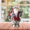 Statua di Babbo Natale in Piedi, Simpatica Figura di Peluche, Decorazione di
