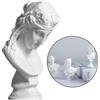 Famosa Scultura in Gesso Busto Statua Mitologia Greca Figurine di Gesso Ritratti