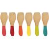 Pebbly NBA021 - Set di 6 spatole per raclette, Multicolore 17As