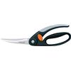 Fiskars Functional Form Trinciapollo, Acciaio Inossidabile, Nero Gri UROj