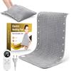Eirolace 100 * 50 cm Termoforo Elettrico Extra Grande, 12 Impostazioni del Timer,