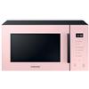 Samsung Da tavolo Forno a Microonde Glass Design MG23T5018CP/ET, Cottura Croccante, AirFry, Microonde + Grill 800 W + 1100 W, 23 L, 49l x 27,5h x 38p cm, Cipria