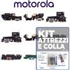 Motorola DOCK MOTOROLA MOTO G200 XT2157 XT-2175 CONNETTORE RICARICA MICROFONO +KITeCOLLA