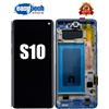 Samsung S10 SM-G973F Display InCell Con CASSA LCD Touch Schermo Frame Blu