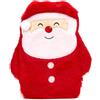 Puckator Borsa d'Acqua Calda con Cover in Peluche - 1L - Babbo Natale