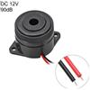 Cicalino attivo, uscita audio forte 90 dB, alimentatore DC 12 V, materiale ABS