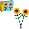 LEGO Girasoli Set di Fiori Finti da Costruire per Bambini da 8 Anni, Bouquet da