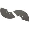 Fiskars Lame di ricambio per trivella manuale, Per buche fino a 200 mm, Argento,
