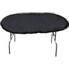 Copertura in tessuto Oxford 420D per tavolo da poker ovale con coulisse per