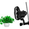 Ventilatore Clip Oscillante Silenzioso con Angoli Regolabili per Tenda Coltivazi