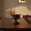 Vaso a Calice Stile Vintage Vaso in Ferro Rustico