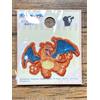 Pokémon Tasca Mostri Ufficiale Guarnizione / Ferro Su Toppa Charizard Pokemon Giappone