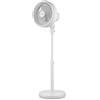 VENTILATORE A PIANTANA SILENZIOSO 70W ALTEZZA REGOLABILE 90-120CM BIANCO